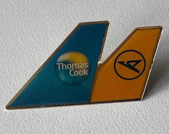 Rare Thomas Cook & Condor Tail Fin Pin – Authentic Aviation Collector Piece