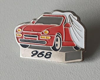 Porsche 968 Pin: Exclusive Press Collector Pin Paris