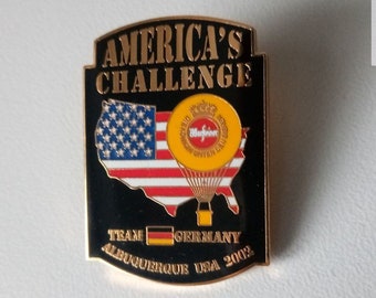 High above the clouds - America's Challenge 2002 Pin