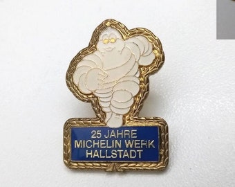Roll with history, Michelin anniversary pin!