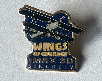 Wings of Courage Imax pin – rare cinema collectible
