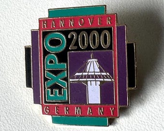 Rare EXPO 2000 Collectible – Original Hannover World Expo Enamel Pin (b)