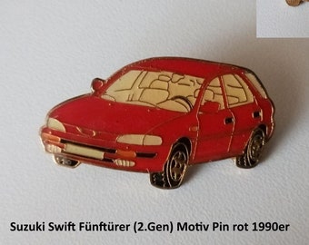 Suzuki Swift Pin - Red Classic of the 90s!