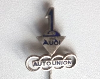 Audi 1 AUTO UNION logo pin enameled 1930s