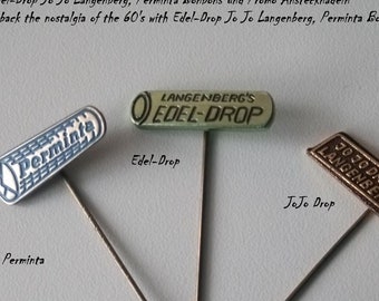 Bring back the nostalgia of the 60's with Edel-Drop Jo Jo Langenberg, Perminta Bonbons and promo pins