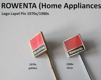 ROWENTA Logo Lapel Pins: Quality and Design - 70s & 80s