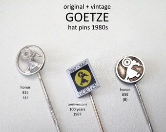 Collectibles: GOETZE pins made of embossed silver