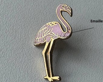 Rare Flamingo Souvenir – Authentic Florida Enamel Pin for Collectors