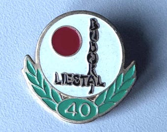 40 Years Budokan Liestal – Rare Anniversary Pin with Embossed Design