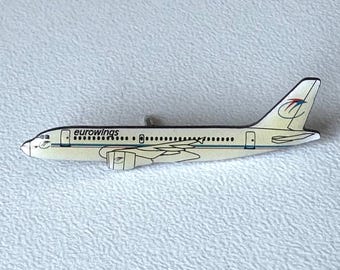 Eurowings Airbus A320 promo pin – rare airline collectible