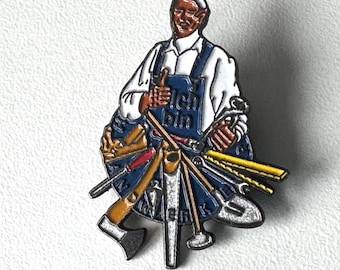 Rare Craftsman Metal Pin – embossed SPC‑GR design from a limited small run