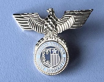 German-American Police Association – Rare Member Pin with Golden Eagle