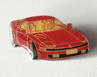 90s Legend: Rare Mitsubishi 300GT Sports Car Pin
