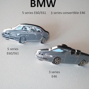 BMW 5 Serie E60/E61, 3 Serie E46 Cabriolet motief pins emaille - select