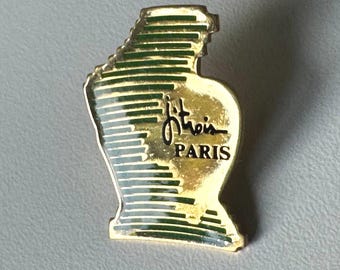 Rare Jiteis Paris enamel pin – elegant perfume brand design