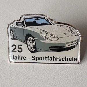 Timeless Drive – Porsche Anniversary Pin Featuring 911 Cabrio