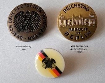 Visit to the German Bundestag Pins 1980s-2000s