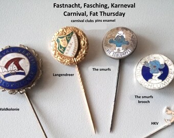 Shrovetide carnival clubs badge enamel, Mardi Gras Clubs Badge Enamel Select