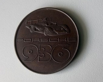 PORSCHE 936 Calendar Coin - A Piece of Racing History to Collect!