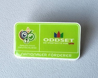 2006 World Cup Collectible – Original ODDSET Sponsor Pin “National Supporter”