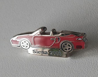 Rare Porsche Boxster Pin: Siena 2003 Press Highlight