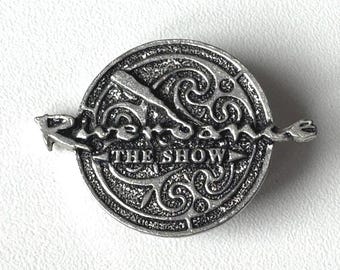 Original Riverdance THE SHOW – Embossed vintage promo pin, rare stage souvenir