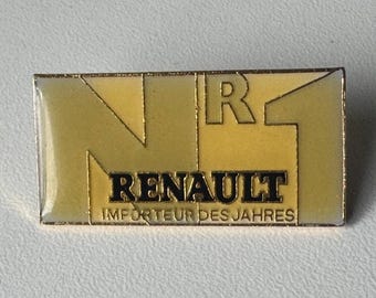 Renault No. 1 Importer of the Year pin – soft enamel – IAA 1993 automotive collectible