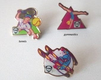 Vintage FINA Sports Pins - A Must-Have for Collectors!"