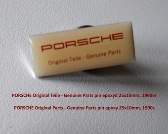 Rare Porsche Genuine Parts Pin | Authentic 90s Collector's Item