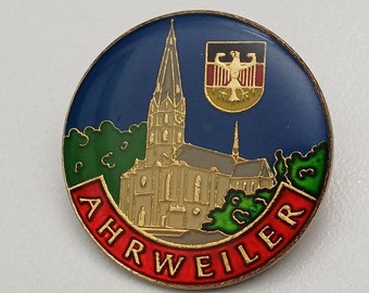 Ahrweiler Charm: Church & Eagle Pin from the 90s