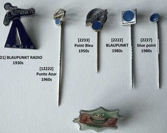 BLAUPUNKT RADIO pins - 1930s-2000s