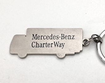 Brand Power on Your Keys – Mercedes-Benz CharterWay Truck Metal Keychain