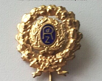 RdZ Gold Honorary Pin - 1920s, Historical Badge