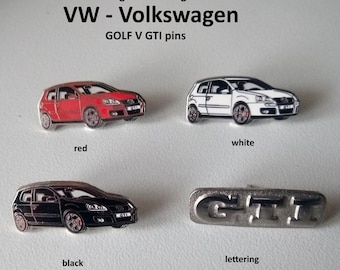 VW Golf V GTI Pins - Choose Your Favorite!