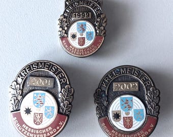 District Champion Brooch – Hessian Honor Award Selection for Shooting Achievements