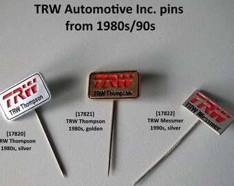 TRW Automotive Pins - A piece of automotive history in your hand!