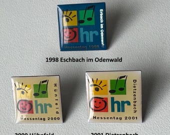 HR Hessentag – Rare Souvenir Pins from Various Event Locations