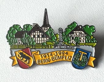 Limited Bern‑Bümpliz village pin – embossed design No. 0911