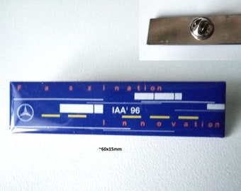 Mercedes-Benz Slogan Pin - Fascination Innovation, IAA 1996