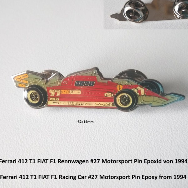 Einzigartiger 1994er Ferrari 412 T1 FIAT F1 Pin