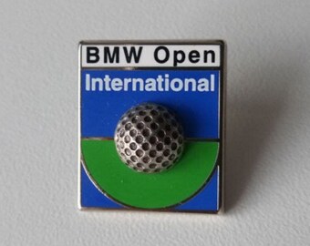 BMW OPEN INTERNATIONAL golf pin – limited Arthus Bertrand enamel collectible from the 1990s