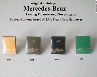 Bring back old memories - get the Mercedes-Benz IAA 1980s/90s pins!