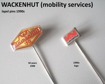 WACKENHUT Anniversary and Logo Pins - A Piece of History!