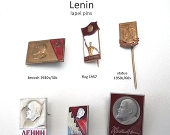 Lenin USSR Badges - select