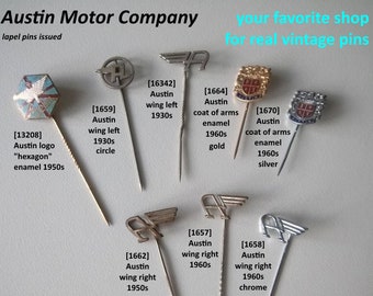 CAustin Motor Lapel Pins - Logos 1950s/60s