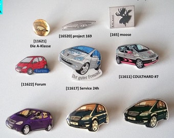Get your hands on these great Mercedes-Benz A-Class pins from the 90s