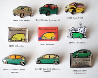 Mercedes-Benz pins: From the study to the A-Class