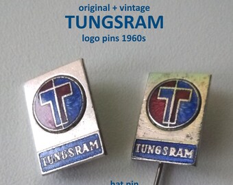 TUNGSRAM logo badge enamel 1960s - Discover the history