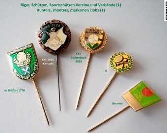 Hunters, shooters, marksmen clubs and associations Pins (1) - select