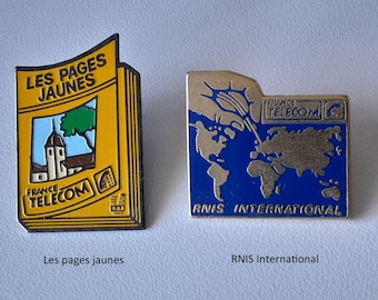 Retro Charm: France Telecom Pins from the 90s